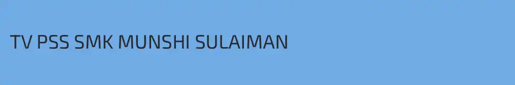 TV PSS SMK MUNSHI SULAIMAN